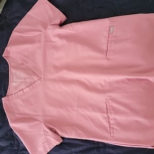 Chalk Pink Figs Scrub Top, Size S